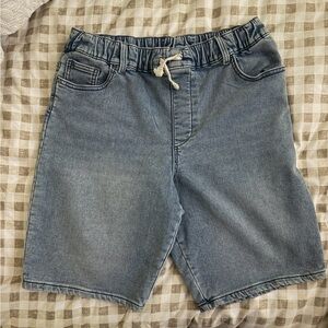 Boys drawstring Jean shorts